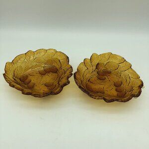 Vintage Carnival Glass Loganberry Bowls